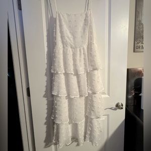 White Polka Dot Dress